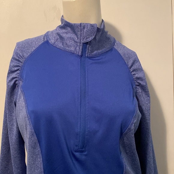 COPY - Long Sleeve 90 Degree by Reflex Front Half Zip-up Workout Top - Picture 4 of 5